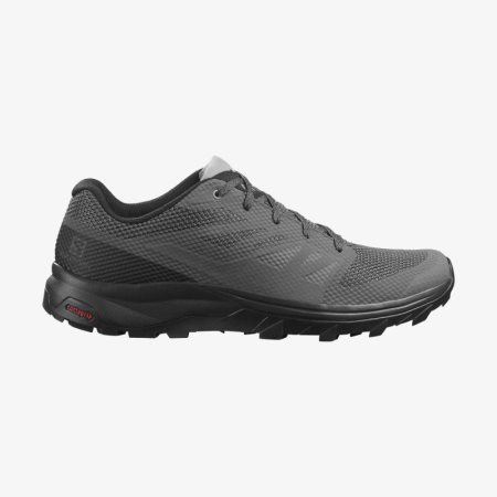 Salomon OUTLINE Mens Hiking Shoes Black UK ZNPC